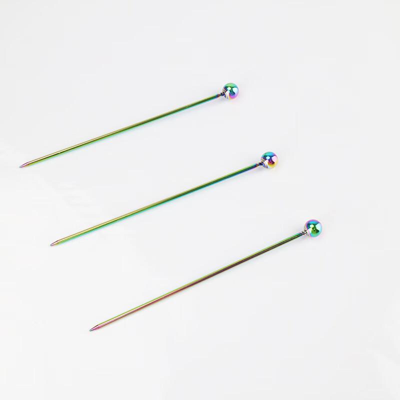 

Colorful Stainless Steel Cocktail & Fruit Picks