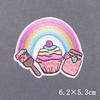 Purple Style Iron On Patch Thermoadhesive Patches For Clothes Anger Baby Girl Embroidery Patch For Hat/T-Shirt Fusible Sewing