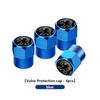 4pcs Car Aluminum Tire Wheel Valve Caps Universal Accessories For Peugeot GTLine 308 508 5008 3008 406 607 RCZ 301 208 GT