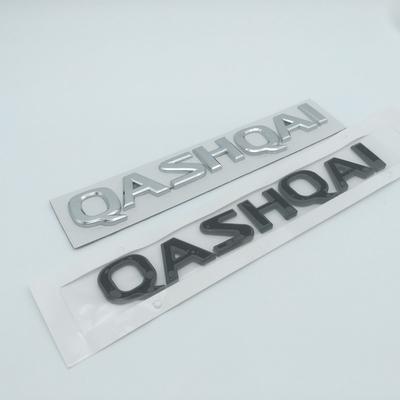 1 sztuk 3D ABS QASHQAI samochód list tylny ogon naklejki na bagażnik godło naklejana etykieta naklejka akcesoria samochodowe