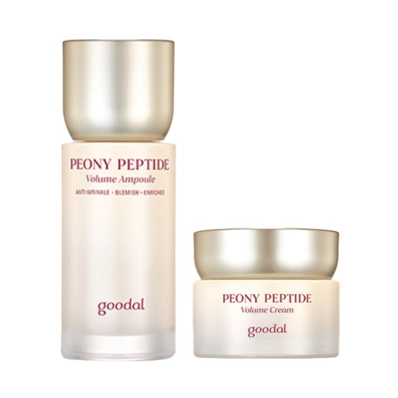 Goodal Peony Peptide Wrinkle Spot Ampoule 50ml + Cream 60ml Set