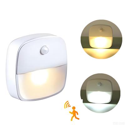 Wireless LED Night Light With Motion Sensor Light EU Plug-in Led Night Light for Bedroom Wall Staircase Closet Aisle Body Induction Home Lights