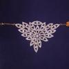 Adjustable Rhinestone Choker Necklace Shiny Bridal Necklace Collarbone Chain  Party Wear