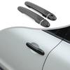 Carbon Fiber ABS Outer Door Handle Cover Trim For Nissan Juke 2011-