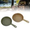 Mini Fry Pan Stainless Steel Portable Anti Stick Pot Round Egg Skillet Camping Cookware Round Mini Frying Pan