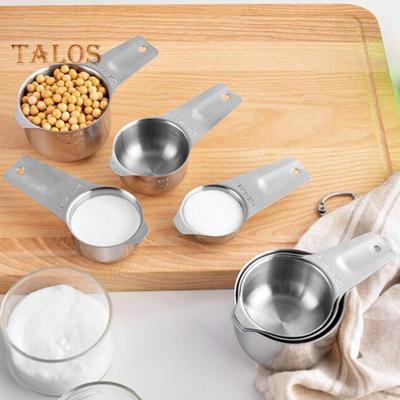 30/60/80/120/160/180/240ML Measuring Spoon Precise Measurements Stainless Steel Measuring Cup Set for Cooking