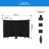 Soundproof Microphone Cover: Noise-Reducing Folding Windscreen for Studio Recording