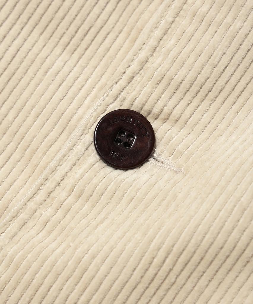 Iey Voyage Coduroy Work Jacket Ivory