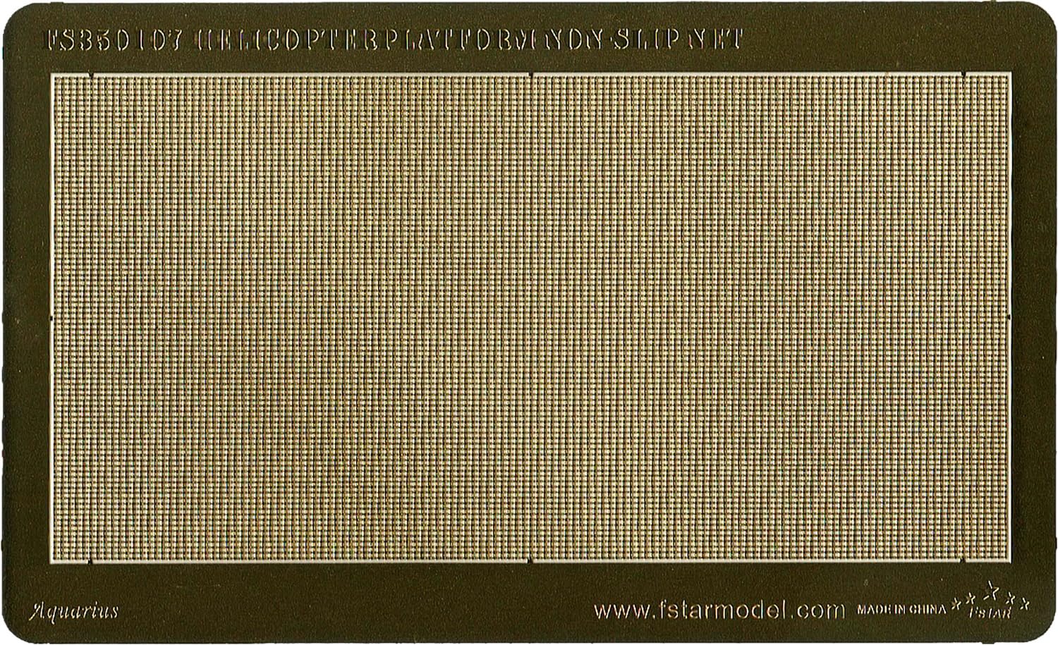 

Five Star Models Вертолетная палуба Фототравленная пластиковая модель FSM350107 1/350 Противоскользящая сетка, Детали, (Суд)