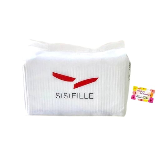 

sisiFILLE Panty Liners, Unbleached, 100% Organic Cotton, No Absorbent Polymers, Eco-Tex 100, 40 Sheets