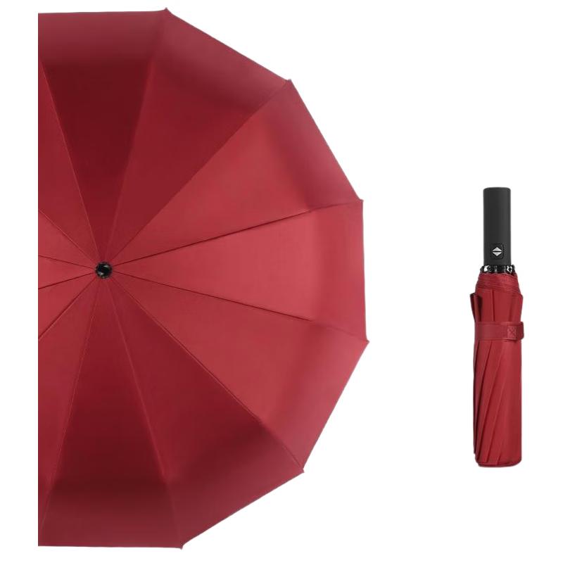 Little Cloth Forest Automatic 12-Rib Double Umbrella