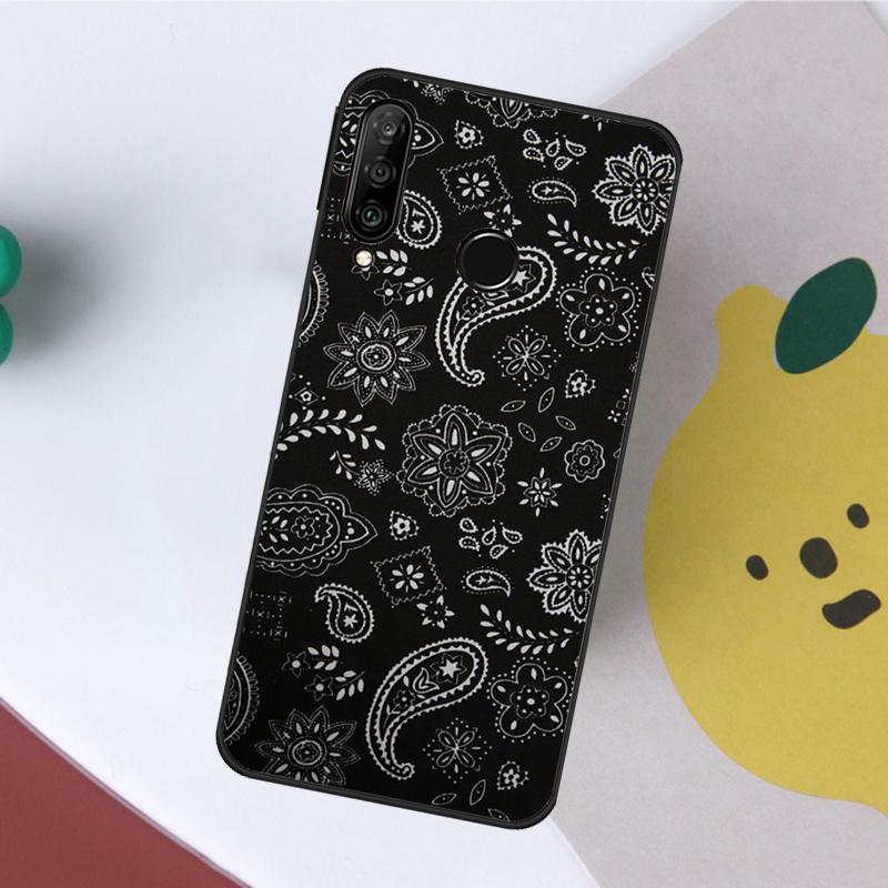 Bandana Seamless Pattern For Huawei Nova 5T 9 10 SE 7i 8i 11i 12i Y60 Y61 Y70 Y72 Y73 Y90 Y91 P20 P40 P30 Lite Case