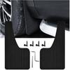 2Pcs Car Mud Flaps Fender Splash Guards, PVC Mudguard Fender Flares with Hardware Front and Rear, Universal Sports Mud Flaps Guards Splash, Exterior