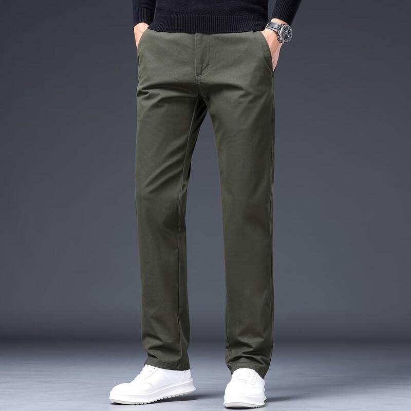 JEEP Men's Spring/Fall Business Casual Straight-Leg Pants