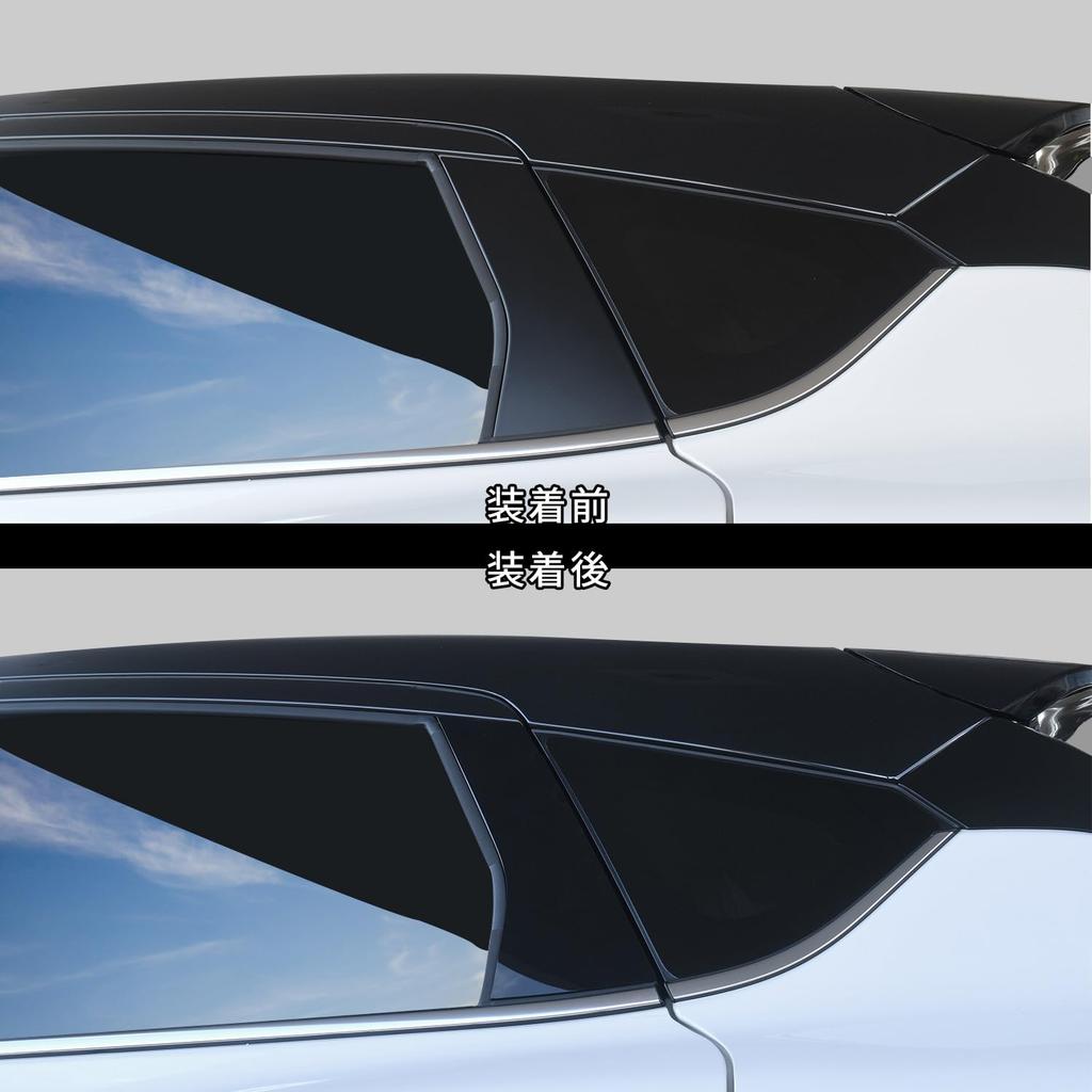 SecondStage Pillar Garnish for Suzuki Front 3S factory side Piano Black (with visors) - (S110BLK)