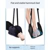 Detachable Leg Rest Carry-on Foot Resting Hammock with Storage Bag Airplane Foot Hammock  Office