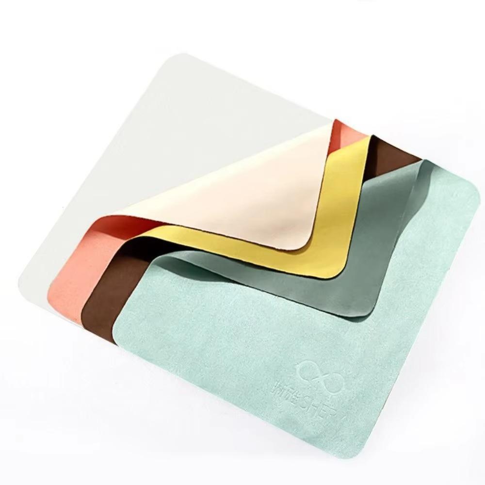 2025 Now 5/10pcs Suede Glasses Clean Microfiber Glasses Cleaning Cloth For Lens Phone Screen Cleaning Wipe Eyewear Accessories