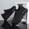 36-44 Fashion Solid Colours Sneakers Plus Size Sports Women's Shoes Breathable Flyknit Socks Shoes