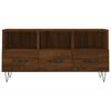 TV Stand Brown Oak Effect 102 x 36 x 50 cm Particleboard