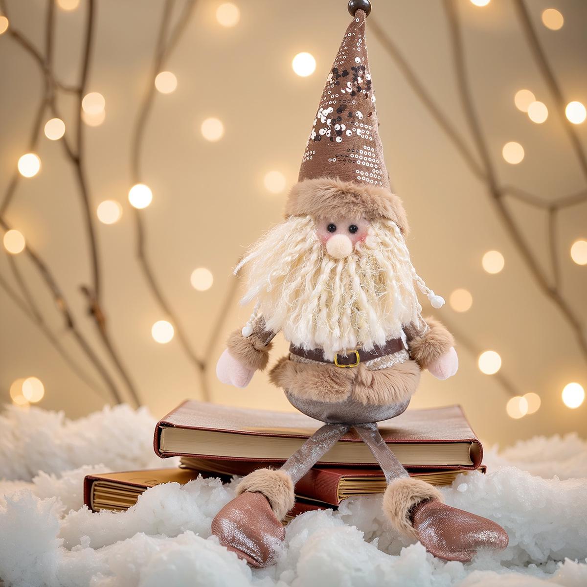 Creative Christmas Ornaments: Santa, Snowman, and Reindeer Figurines