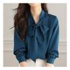 Navava Romantic Ribbon Neck Blouse Nb1247