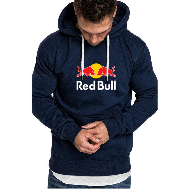 

Мужские худи с логотипом Red Bull для весны, осени 2025 года, одежда для бега и велоспорта, повседневная баскетбольная спортивная одежда, мужские модные худи 2XL