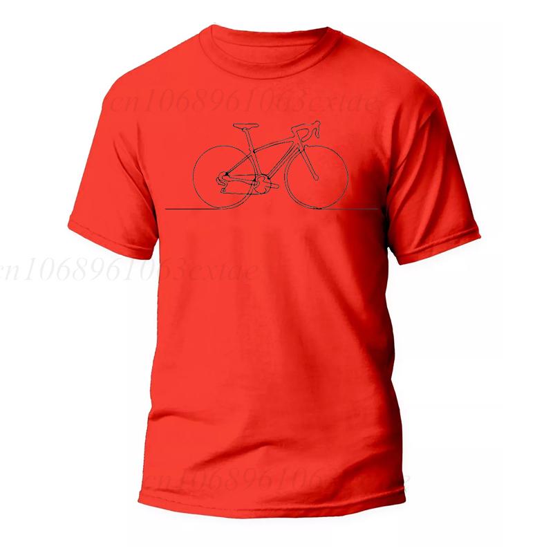 Bike Lines Radsport T-Shirts Herren T-Shirts Mode Herren Damen Freizeit T-Shirt Streetwear Radsport Liebhaber Ästhetische Hipster T-Shirts