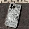 Girly Sparkly Dollar Transparent Phone Case For iPhone 16E 16 15 14 13 12 11 Pro Max Mini X XS XR 7 8 Plus SE2 Shockproof Cover