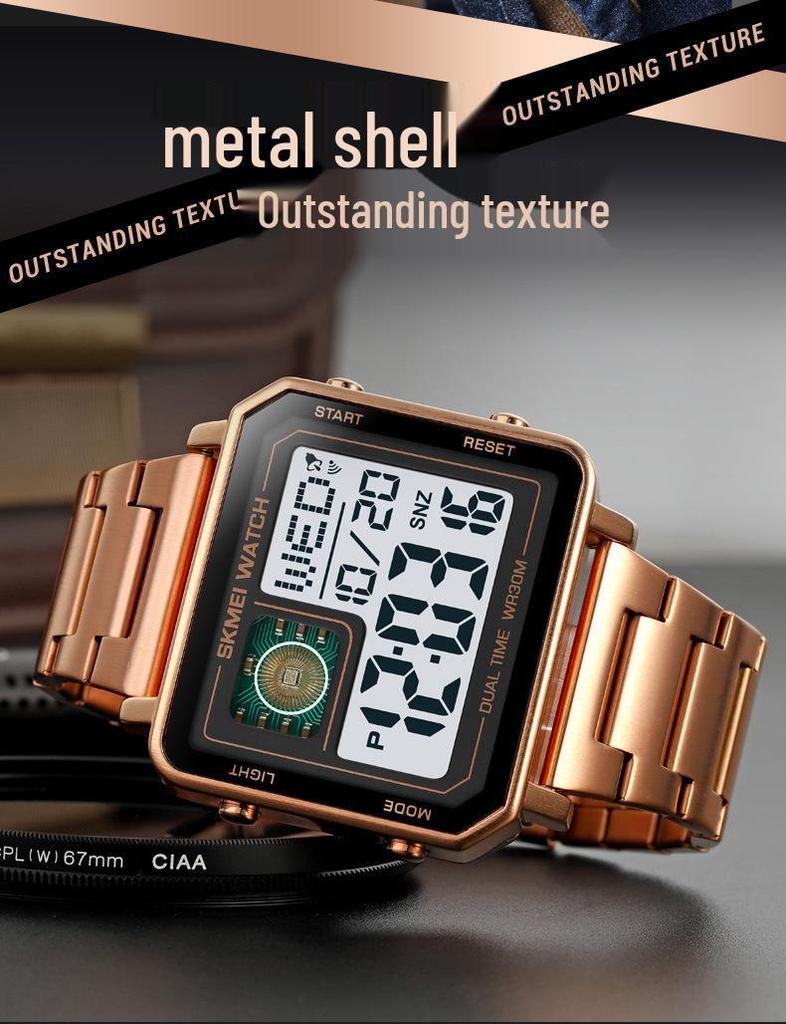 Shikemei Men's Large Dial Multi-functional Waterproof Luminous Outdoor Watch