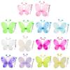 Yousheng 1 Set Girls Butterfly Wings Kids Foldable Butterfly Fairy Wings Hairband And Wand Fairy Costume Props for Halloween Parties Cosplay Photo