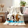 Coperta Calvin e Hobbes Coperta di Flanella Morbida Accogliente Peluche Coperta da Divano Letto Leggera Decorazione per la Casa