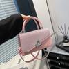 Sequined handbag bag women's 2025 spring and summer new fashion high value small fresh temperament small square bag
