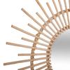 Decorative Rattan Mirror Diameter 76 Cm Atmosphera - Rattan