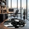 Olly Murs Printed Round Rug Carpet Chair Rug Area Rug Entryway Doormats,for Office Chair Living Room Bedroom Kitchen Room.