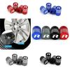 Para VOLKSWAGEN VW 4 peças Emblema de Carro Tampas de Válvula de Pneu de Roda Coberturas de Ar para Volkswagen Rline Golf GTI Bora Passat Jetta Beetle Tig