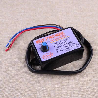 Universal 12-24V 12 Sound Musical Horn Control Unit Controller for Car Truck Marine Boat Black