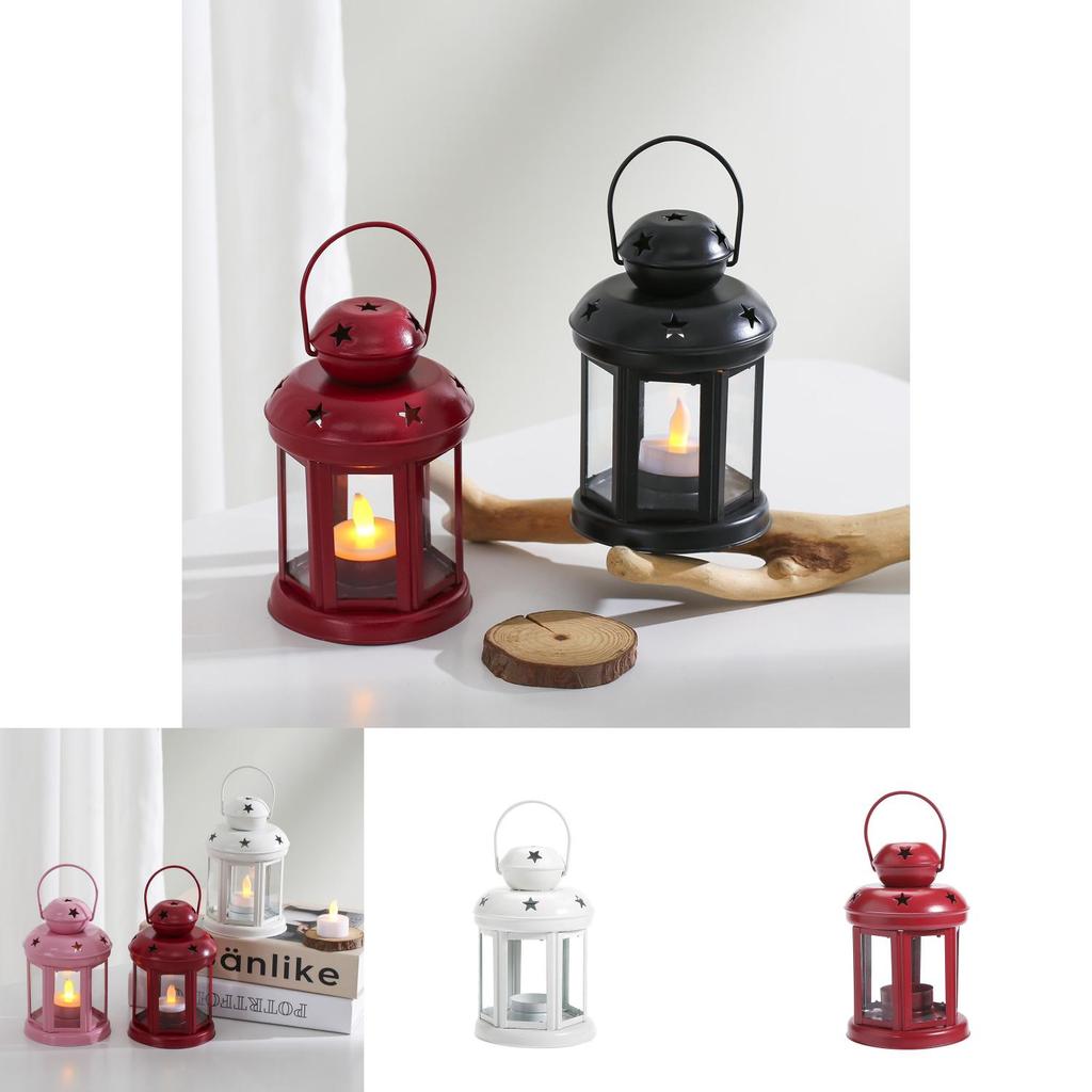 Metalen Ster Kaarsenhouder Met Hol Design Voor Romantische Bruiloften En Huisdecoratie