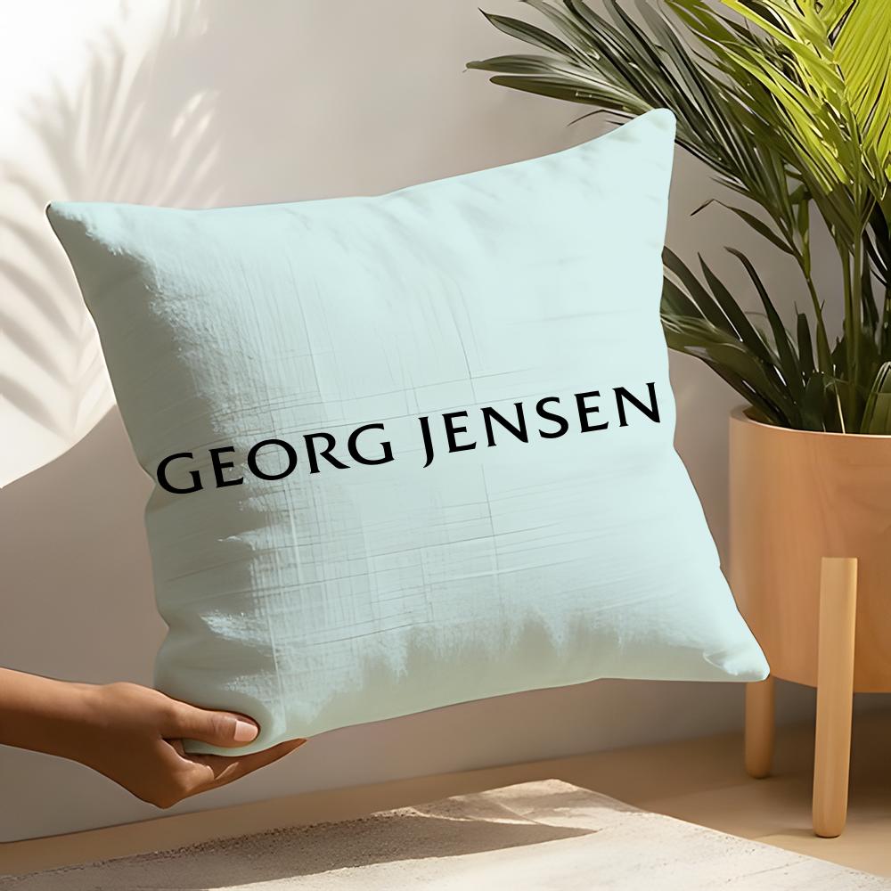 Georg Jensen Pillow Case Linen Cushion Covers For Decorative Sofa Home Pillows Case Car Chair Pillows Cases