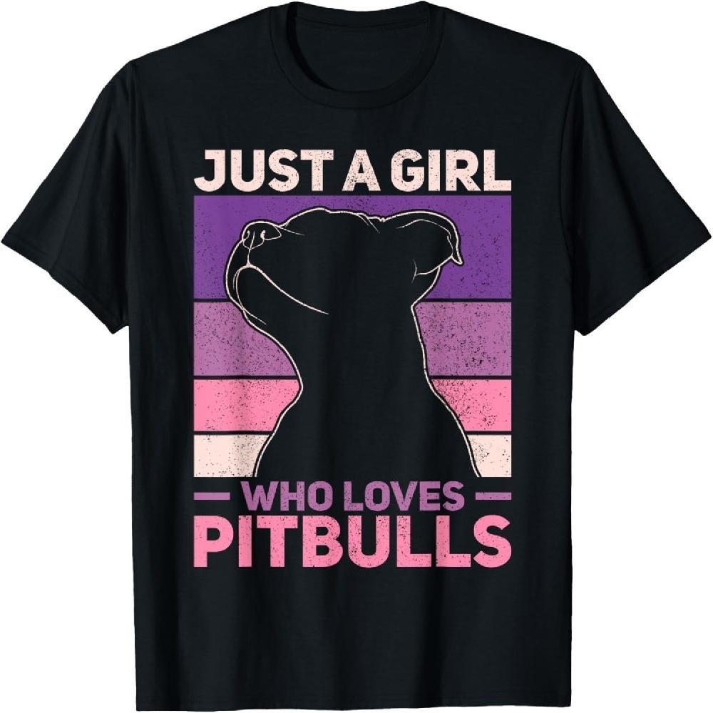 Просто девушка, которая любит питбулей, владелица питбуля, любительница собак, футболка XXXXXL чёрный