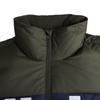 Adidas Neo Color Block Letter Puffer Jacket Winter Men Outerwear Green EI4383