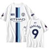 Manchester City ''-2027 Tricou Acasă/Deplasare Bărbați cu Mânecă Scurtă cu Uscare Rapidă Tricou Fotbal Croială Largă Respirabil Tricou de Performanță