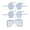 Resin Box Molds with Lids 3D Jar Silicone Mold Trinkets Storage Container Box Mold for Resin Casting Home Decoration