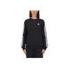 adidas Essentials 3-Stripes Fleece Sweatshirt Black Women's HZ5744