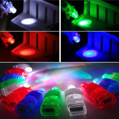 10Pcs Kids LED Party Light Up Finger Lamps Dance Christmas Halloween Decor Toy