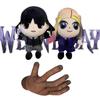 Wednesday Addams Stuffed Animals Hand Palm 23cm 89g