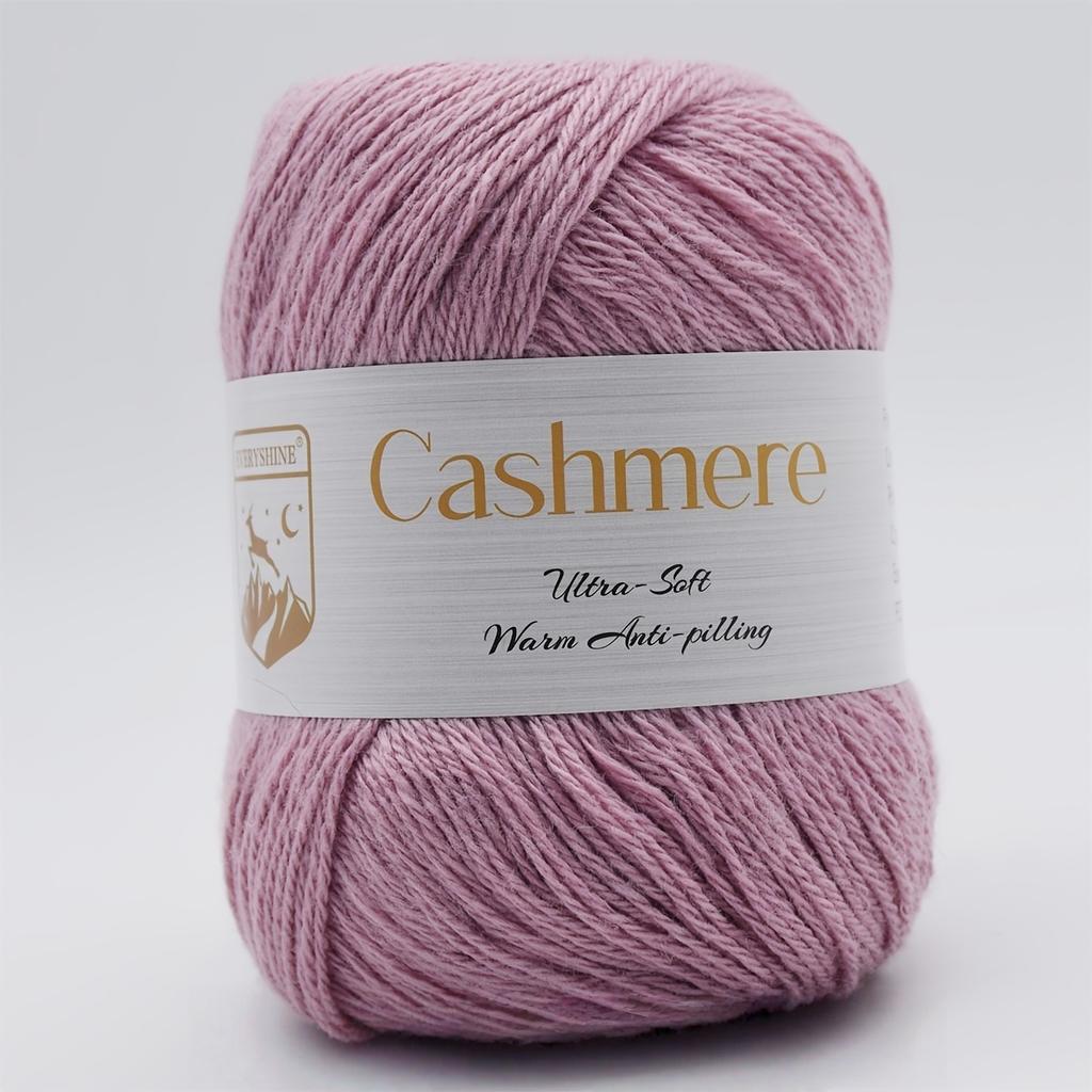 6pcs Premium Cashmere Yarn – 50g/Pc 320m Soft Knitting & Crochet Yarn for DIY Hand-Woven Crafts – Luxurious Warm Fiber for Scarves, Hats, Sweaters