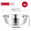 45cm Thickened Food-Grade Stainless Steel Colander