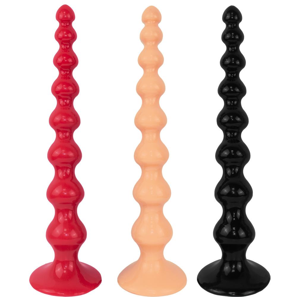 PVC Anal Plug Bead Butt Plug Prostate Massages Masturbator Sex Toys for Man Anal Dilator Sex Products