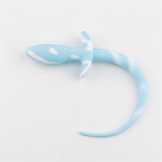 Silicone Long Anal Plug,Prostate Stimulating Anal Toys Butt Plug For Male Gay,Dog Tail Anal Plug Adult Anal