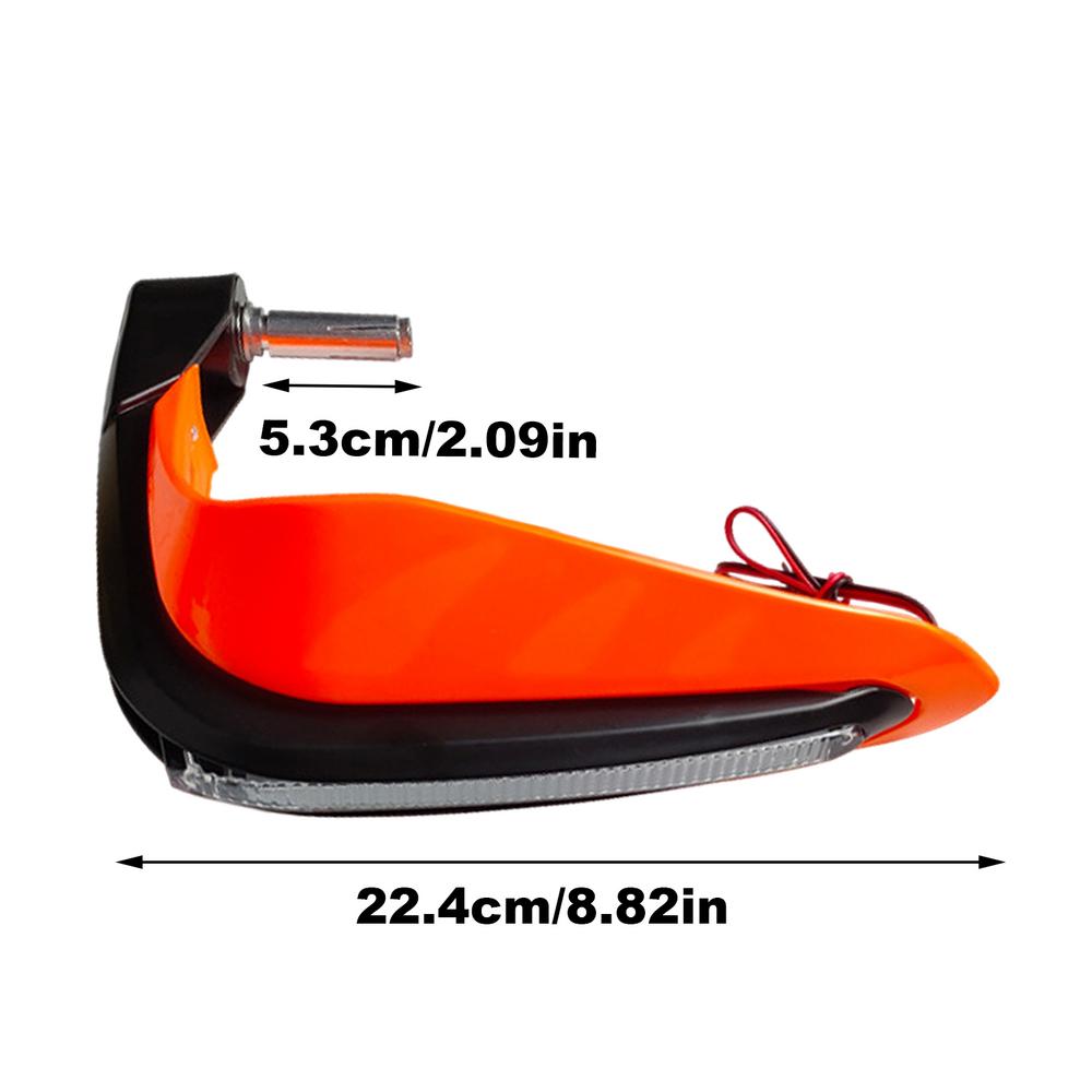 

Захист рук для мотоцикла крос, мотокрос, скутера, захист рук на кермо, захист рук від вітру та бруду, захист рук для мотокросу, скутера, захист від падінь помаранчевий